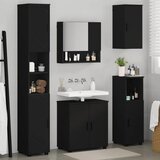  Set namještaja za kupaonicu 5 kom. Crna 61 x 35 x 64 cm | shoptok.hr