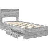  Krevetna konstrukcija Siva Sonoma 90 x 200 cm Konstruirano drvo Slike