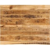 Stolna ploča 100x80x3,8 cm masivno drvo manga sa živim rubom | shoptok.hr