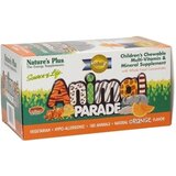 Nature's Plus Animal Parade Multivitamin, 180 žvečljivih tablet - Oranža, 180 pastil Cene