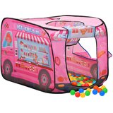  Dječji šator za igru s 250 loptica ružičasti 70 x 112 x 70 cm | shoptok.hr