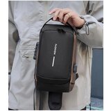 Dewberry 76297 Shoulder Bag with USB Charging Port and Lock-BLACK | Eponuda.ba