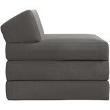 SOFA na razvlačenje Tamnosiva 200 x 70 x 10 cm Baršun | Shoptok.si