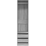  Ormar s ladicama sivi hrast 50 x 50 x 200 cm konstruirano drvo | shoptok.hr