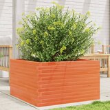  Vrtna sadilica voštano smeđe boje 80x80x45,5 cm od borovine | shoptok.hr