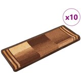  Otirači za stepenice samoljepljivi 10 kom 65x21x4 cm smeđi | shoptok.hr