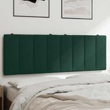  Jastuk za uzglavlje Hanko tamnozeleni 140 cm baršunasti | shoptok.hr