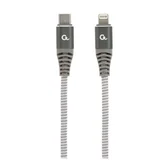 USB 2.0 kabl Premium con braided Type-C to 8-pins lightning iPhone charging & data cable, 1.5 m CC-USB2B-CM8PM-1.5M