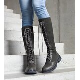 Gemre Green slip-on boots with elastic upper Veradi | Shoptok.si