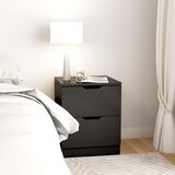  Noćni ormarići 2 kom crni 40 x 40 x 50 cm od konstruiranog drva | shoptok.hr