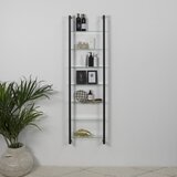 Spinder Design Crna metalna polica 46 cm Cubic – | shoptok.hr