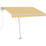  Samostojeća automatska tenda 350 x 250 cm žuto-bijela | shoptok.hr