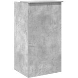  Recepcijski stol beton sivi 55x50x103,5 cm konstruirano drvo | shoptok.hr