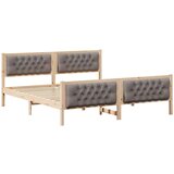  Konstrukcija postelje Taupe 160 x 200 cm Masivno borovo les, (5000084515) | Shoptok.si