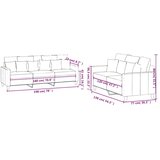  2-dijelni set sofa s jastucima tamnozeleni baršunasti | Eponuda.ba