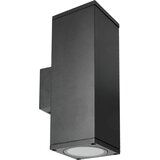  Spoljašnje zidno svetlo 2xGU10/35W/230V IP54, četvrtasto, crno | Eponuda.com