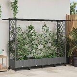  Povišeni krevet s mrežom i krovom Svjetlosiva 203 x 40 x 127 cm | shoptok.hr