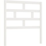 Maison Chic posteljno vzglavje - vzglavna omarica - nočna omarica belo 96x4x100 cm trdna borovina, (21706203) Cene