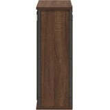 Kupaonski zidni ormarić s ogledalom smeđi hrast 50x21x60 cm | Eponuda.com