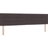 Box Spring Krevet s Madracem Tamno Smeđi 200x200 cm Tkanina | shoptok.hr