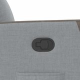  Naslonjač od tkanine svjetlosivi | shoptok.hr