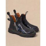 Resti Black lacquered women's boots with a Odeta zipper - Footwear | Shoptok.si