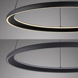 SCHÖNER WOHNEN 15570-18-LED luster na lanku QUILLO LED/36W/230V, prečnik 60 cm, sa prigušivačem, crni | Eponuda.com