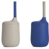 Liewood 2 dijelni set bočica sa slamkom ellis mist/surf blue mix Cijene