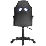 MID.YOU Mladinski Vrtljiv Stol Kid Racer Al, Črna, Modra | Shoptok.si