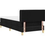  Krevet s opruga kutije s uzglavljem Crna 80 x 200 cm | shoptok.hr
