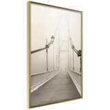  Poster - Bridge Disappearing into Fog 30x45 Cijene