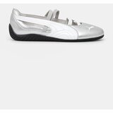 Puma Balerinke 'Speedcat' srebrna / bela | Shoptok.si