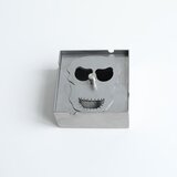 INF Vrtljivi pepelnik v srebrni barvi kvadrat, (21686018) | Shoptok.si