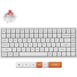 KEYCHRON K2 Max QMK Wireless Mechanical Keyboard BELA Popolnoma sestavljena (Hot-Swappable), RGB osvetlitev Aluminijast okvir, Super Red, (22095630) | Shoptok.si