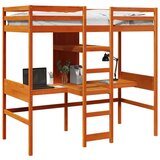  Okvir kreveta na kat bez madraca smeđi 75x190 cm od borovine | shoptok.hr
