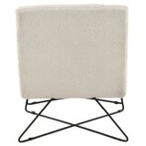 Venture Home lounge fotelja s tabureom Laconia, bijela | shoptok.hr