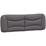 vidaXL Jastuk za uzglavlje sivi 160 cm od umjetne kože | shoptok.hr