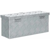 Aluminijska kutija 48,5 x 14 x 20 cm srebrna | shoptok.hr