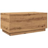vidaXL Stolić za kavu s LED svjetlima boja hrasta artisan 90x50x40 cm | shoptok.hr