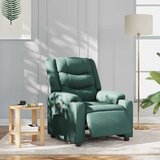 Maison Chic Električni naslanjač - Relax naslanjač temno zeleno blago, (22062241) | Shoptok.si