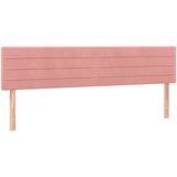  s oprugama i madracem ružičasti 120 x 190 cm baršunasti | shoptok.hr