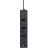 Eve Home 10EAZ8301 Wi-Fi utičnica 3x crni, beli PG konektor 1 kom | ePonuda.com