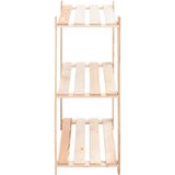  Stalci za pohranu s 3 razine 2 kom 80x38x90 cm borovina 150 kg | shoptok.hr