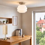 Brilagi LED stropno svetlo RETRO GLASS 1xE27/60W/230V Ø 20 cm bež/bela | Eponuda.com