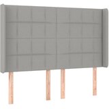 box spring s madracem LED svjetlosivi 140x190 cm tkanina | shoptok.hr