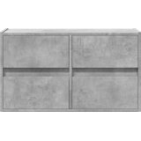  Zidni TV ormarić s LED svjetlima boja betona 80 x 31 x 45 cm | shoptok.hr