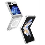 Onasi silikonski ovitek magsafe za samsung galaxy z flip 5 - prozoren | Shoptok.si