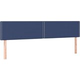  Posteljno vzglavje modro 180x5x78/88 cm blago, (20932757) | Shoptok.si