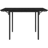  Produživi blagovaonski stol 120 x 81,5 x 75 cm Crni hrast Slike