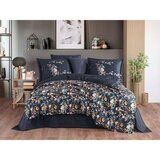  alessia dark blueorangepinkcreamgreen exclusive satin double quilt cover set | ePonuda.com